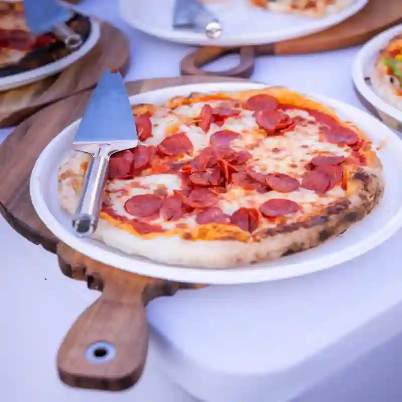 Pizza on the table